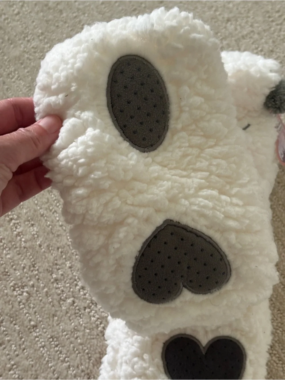 Aromasoles Rose & Shea Butter Infused Slipper Socks NEW Lamb Spa Gift Set